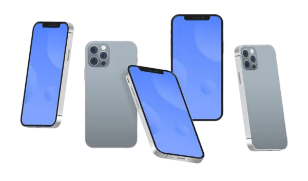 telefono-diseno-plano-diferentes